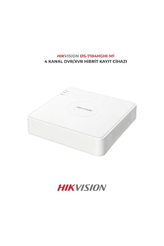 4 Kanal Dvr Ds-7104hghı-m1 H.265+ Güvenlik Kayıt Cihazı