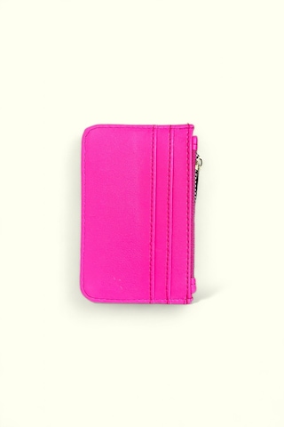 Me-vo Fermuarlı Kredi Kartlık, Cüzdan, Pembe, Çok Bölmeli, İnce Tasarım Pembe