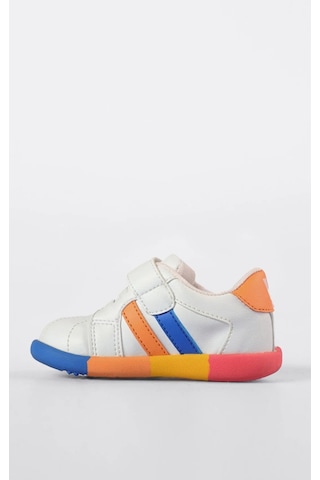 Vicco Heika Erkek Çocuk Beyaz İlk Adım Spor Ayakkabı Beyaz