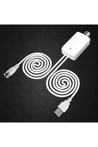 Xindoker Dijital Tv Anteni Sinyal Güçlendirici 25db, Ev İçi Hd Kanal Alımı, Evrensel Bağlantı, Beyaz Çin, Kuzey Kore, Kuba, Vietnam, Lübnan Hariç