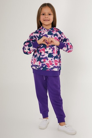 Rolypoly Stars Mor Kız Çocuk Eşofman Takımı Mor