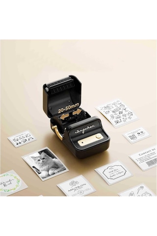 Niimbot B21s Bluetooth Taşınabilir Termal Etiket Yazıcı-siyah