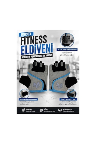 Ağırlık Eldiveni Feel-medium Gri