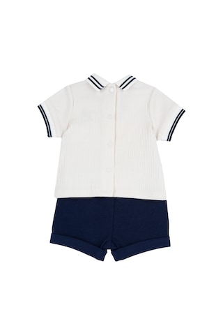 Chicco Erkek Bebek Kısa Kollu Polo Tişört Ve Şort Takım 09102032000000 000038 Beyaz