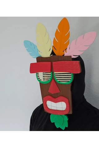 Crash Bandicoot Aku Aku Giyilebilir Maske