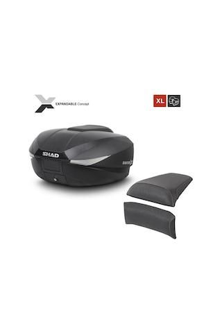 Shad Sh58x Arka Çanta Siyah Carbon Ve Sırt Dayama Pedi Siyah