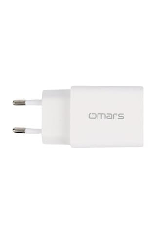 Omars OMWC013E 20 W PD USB-C -USB-A Hızlı Şarj Cihazı