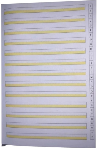 Yeni Müfradat Güzel Yazı Defteri A4 19x27 Cm 24 Yaprak 6 Adet Standart Kılavuz Çizgili Yazı Defteri Satır Aralıklarına Uygun