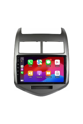 Chevrolet Aveo Android Multimedya Sistemi 4-64 Cadence 2012-2014 R18 Ön Kayıt Kamera 9"