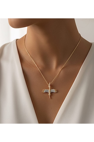 Anka Kuşu Vip Kolye altın