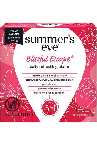 Summers Eve Blissful Escape Özel Bölge Temizlik Mendili 16 Adet