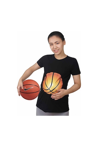 Mummy's Baby Hamile Tişört Basket Siyah 7846