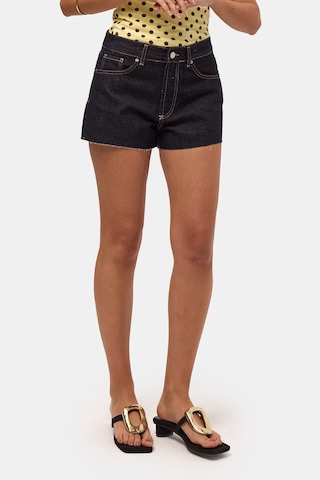 Itsbasic Kadın İndigo Selvedge 7s6-50 Mini Denim Sort