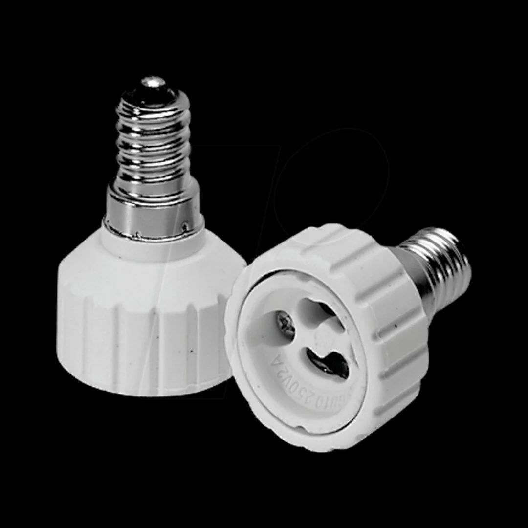 E14 Erkek Gu10 Dişi Duy Dönüştürücü Ampul Adaptörü Lamba Çevirici Aparat