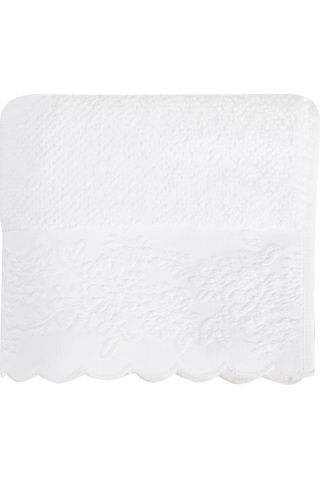 Mudo Home Lıly Lovely Yüz Havlusu 50x80 Beyaz