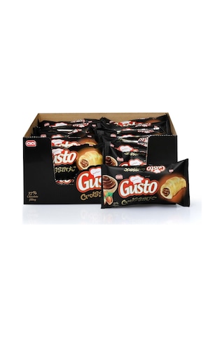 Gusto Kruvasan Çikolatalı 30 Gram 24 Adet (1 Kutu)