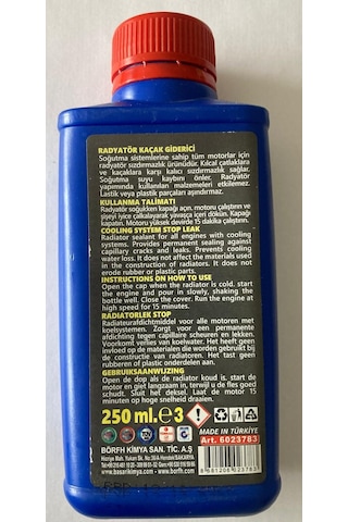 Börf Radyatör Kaçak  250ml