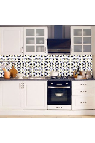 Mutfak Tezgah Arası Kendinden Yapışkanlı Folyo Kaplama Fayans Desen 60cmx100cm