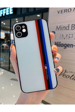 Apple Uyumlu iPhone 14 Pro Max M Performance Tasarımlı Cam Telefon Kılıfı