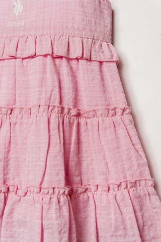U.S. Polo Assn. U.s. Polo Assn Kız Bebek Elbise Pembe-2277 Pembe