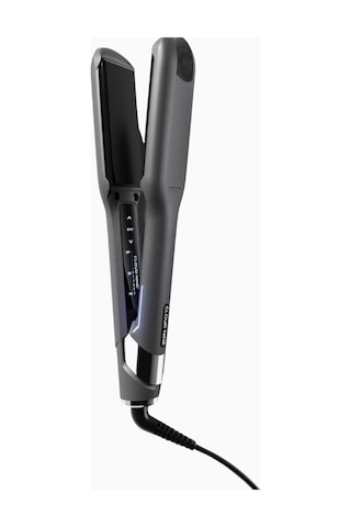 Cloud Nine Wide Contouring Iron, Geniş Sericite Plakalı Premium Saç Düzleştirici Saç Şekillendirme Cihazları Gri