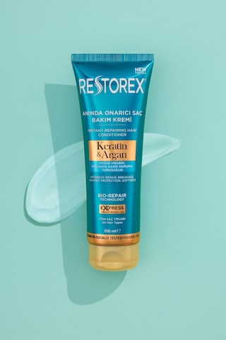 Restorex Keratin & Argan Onarıcı Saç Bakım Kremi 250 Ml - Yıpranmış Ve Hasar Görmüş Saçlar