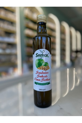 Sazlıca Sandaloz Sakızlı Elma Sirkesi 500 Ml