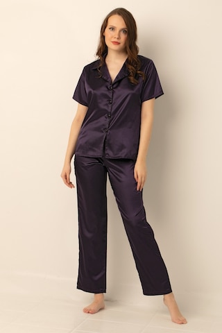 Miorre Bayan Saten Pijama Takımı 001