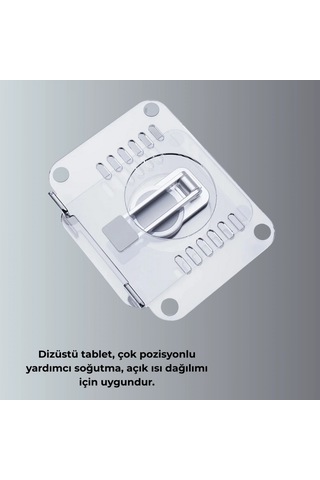 Çift Eksenli Ayarlanabilir Evrensel Tablet Standı Masaüstü Destek Tutucu