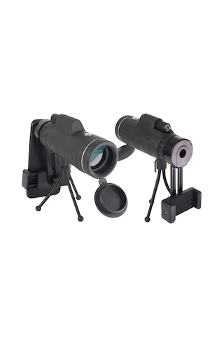 Skypal St-201m 40x60 Monoküler Tripodlu Dürbün Taşıma Çantası Ve Mobil Aparat Siyah