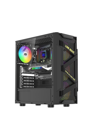 Vegax 4 Adet Rgb Fanlı Atx Tuştan Değişen Boş Bilgisayar Kasası
