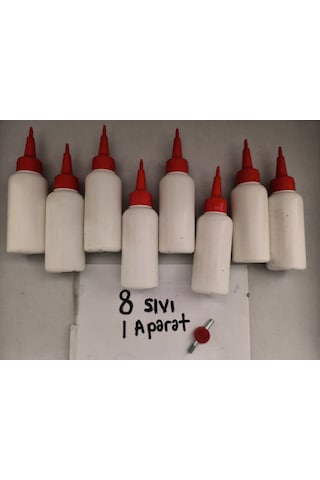 Lastik Tamir Ilacı Lastik Tamir Sütü 8'li Ve Sibop Sökme Aparatı