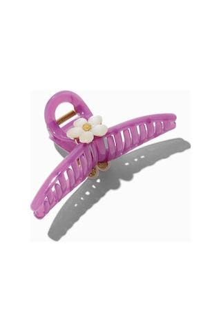 Claire's Çiçekli Mandal Toka Mor