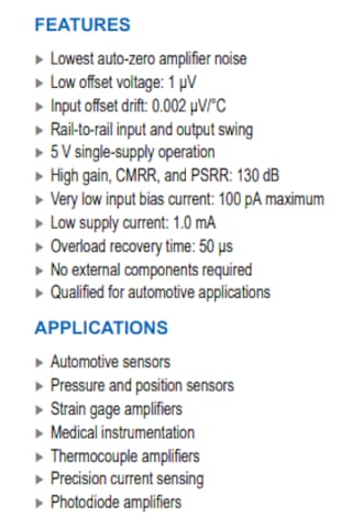 Analog Devices Ad8628 Hassas Zero-drift Op-amp Sot23-5