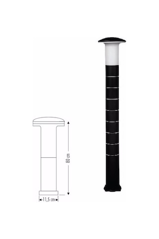 Cata Napoli Dekoratif Bahçe Aydınlatma Armatürü Ct-7018