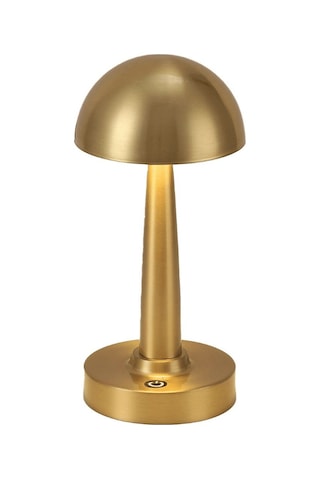 Noas Yl86-1602 Sunset Bronz Altın Rengi Dokunmatik, Dimli Ve Şarjlı Led Masa Lambası - Gün Işığı 3200k Altın