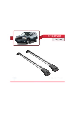 Chevrolet Tahoe 2007-2014 Arası İle Uyumlu Ace-1 Ara Atkı Tavan Barı Gri