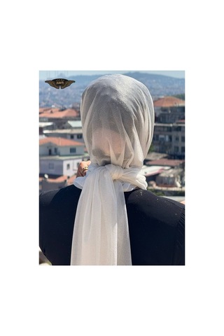 Aldaıyr Simli Şifon Şal Çok Rrenkli33