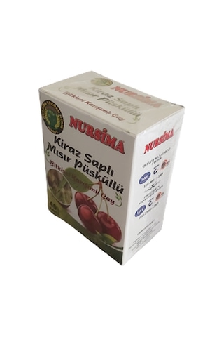Nursima Kiraz Saplı Mısır Püsküllü Bitkisel Karışımlı Çay 40 x 2.25 G