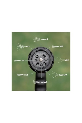 Otomatik Bahçe Sulama Seti, 4 Fonksiyonlu Tabanca İle 1/2" Bağlantı