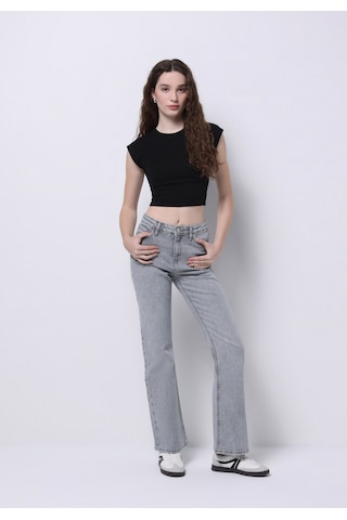 Colin's Colins Regular Fit Kadın Gri Jean Pantolon Cl1074865 Q1.v1 Dn44295 Denim