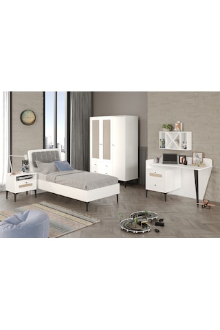 Trio White Karyola 100x200