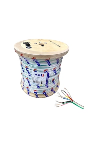 Onli Dt8 Alarm Diafon Kablosu 0.22mm 8canlı 500metre
