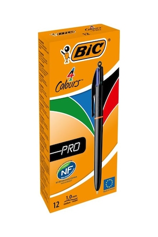 Bic Tükenmez Kalem 4 Colours Pro 12 Li 982869 Bic Tükenmez Kalem 4 Colours Pro 12 Li 982869