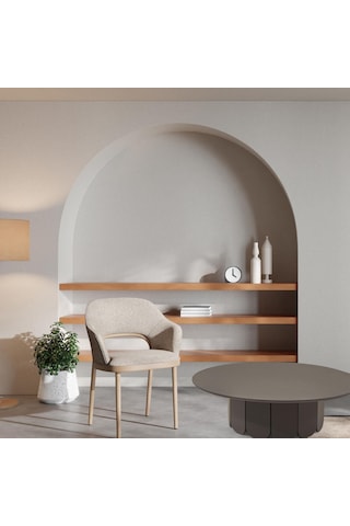 Metro R. Yuvarlak Orta Sehpa Salon Sehpası Rehome