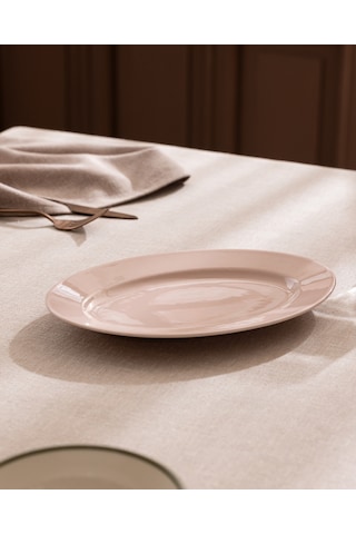 Madame Coco Nuit Kayık Tabak - Pembe - 25 Cm 8684427206447 Pudra