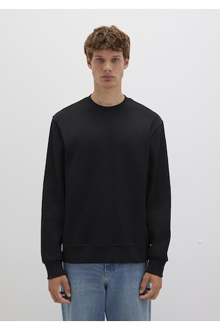 Mavi Erkek Bisiklet Yaka Sweatshırt Siyah 0s10407-900 Siyah
