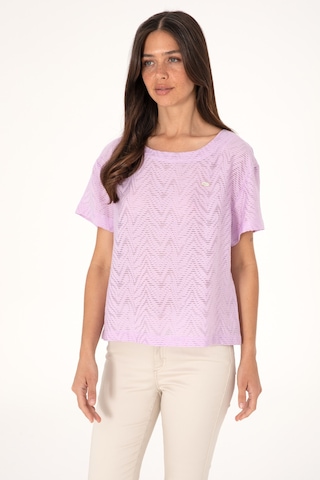 U.s. Polo Assn. Kadın Lila Gömlek Kısa Kollu 50299319-vr034 Lila