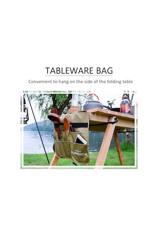 Konesam Dışarıda Kullanım İçin 900d Oxford Kumaş Çoklu Cepli Askı Depolama Çantası - Kamp, Yürüyüş, Dağa Tırmanma Çok Renkli