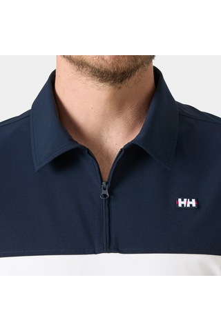Helly Hansen Erkek Tişört Levante Qd 1/2 Zıp Ss Polo T Shırt Hha.54612 Navy